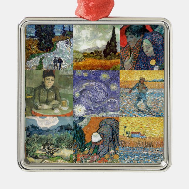 Van Gogh products Metal Tree Decoration (Front)