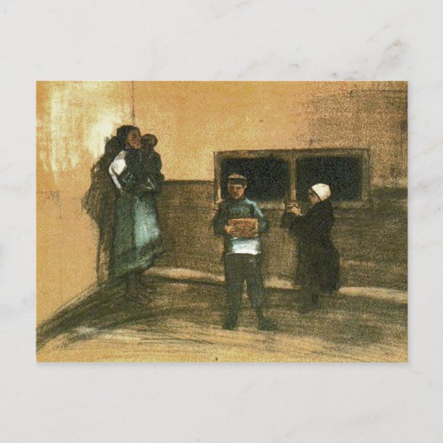 Van Gogh Public Soup Kitchen Fine Art Postcard (Front)