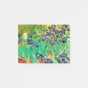 van gogh purple iris/st. remy post-it notes