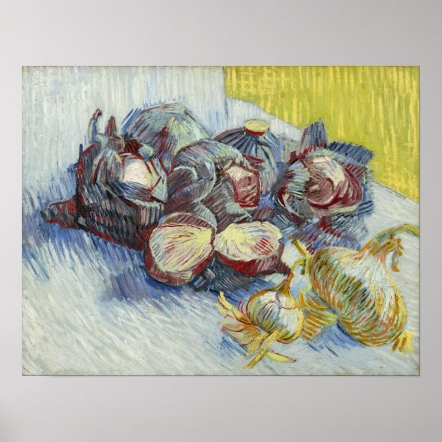 Van Gogh - Red Cabbages And Onions Poster (Front)