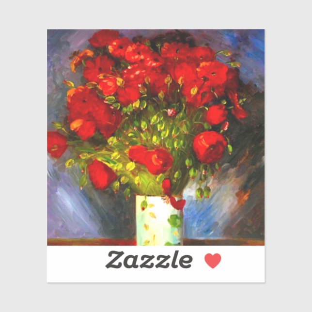 Van Gogh Red Poppies (Sheet)