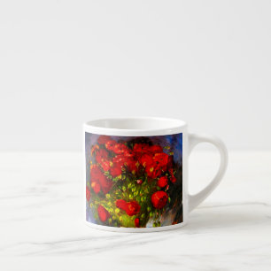 Van Gogh Red Poppies Espresso Cup