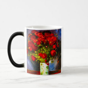 Van Gogh Red Poppies Magic Mug