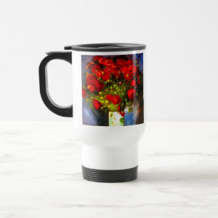 Van Gogh Red Poppies Travel Mug