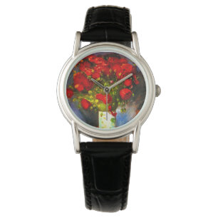 Van Gogh Red Poppies Watch