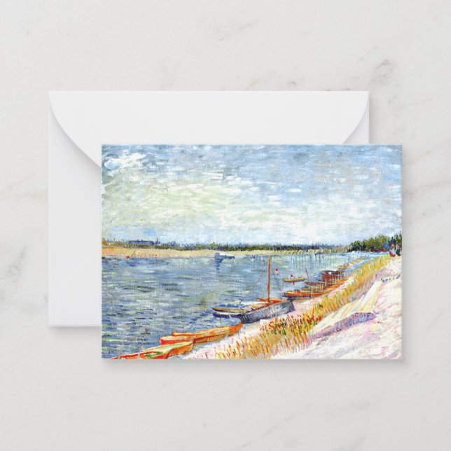 Van Gogh - River Landscape Card (Front)