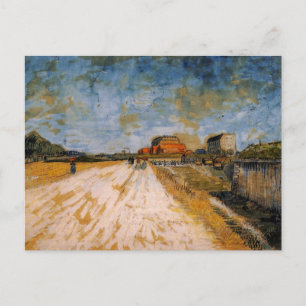 Van Gogh Road Running Beside the Paris Ramparts Postcard