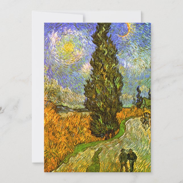 Van Gogh: Road with Cypress and Star (Front)