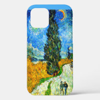 Van Gogh Road with Cypress and Star