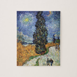 Van Gogh - Road With Cypresses Jigsaw Puzzle