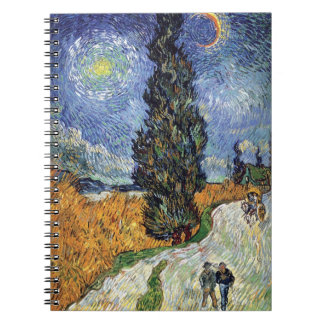 Van Gogh - Road With Cypresses Notebook
