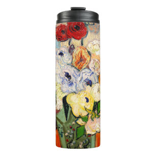 Van Gogh Roses and Anemones Thermal Tumbler