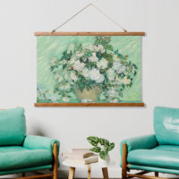 Van Gogh Roses Art Famous Wood Wall