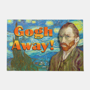 Van Gogh Sarcastic Door Mat
