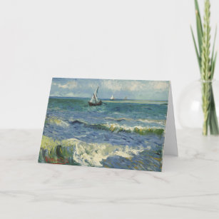 Van Gogh Seascape at Saintes Maries de la Mer Card