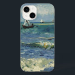 Van Gogh Seascape at Saintes Maries de la Mer Case-Mate iPhone 14 Case<br><div class="desc">Seascape at Saintes Maries de la Mer by Vincent van Gogh is a vintage fine art post impressionism nautical painting featuring sailboats on the ocean with gentle waves. About the artist: Vincent Willem van Gogh was a Post-Impressionist painter whose work was most noteable for its rough beauty, emotional honesty, and...</div>