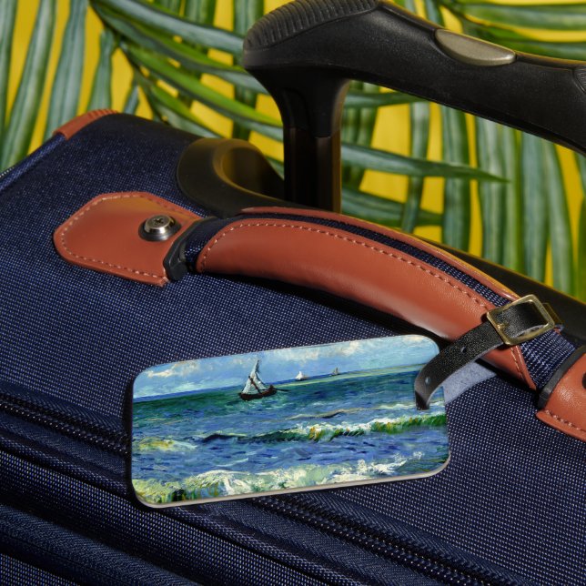 Van Gogh - Seascape Luggage Tag (Front Insitu 3)