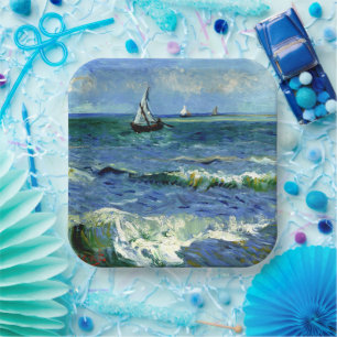 Van Gogh - Seascape Paper Plate