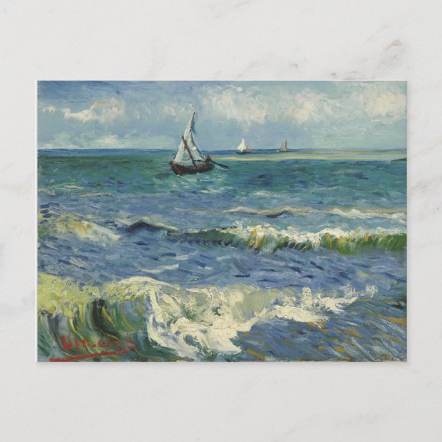 Van Gogh Seascape Post Card (Front)