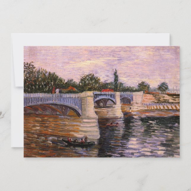 Van Gogh Seine River with Pont del Grande Jette (Front)