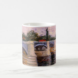 Van Gogh Seine River with Pont del Grande Jette Coffee Mug