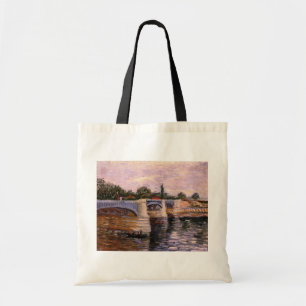 Van Gogh Seine River with Pont del Grande Jette Tote Bag