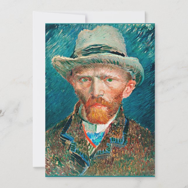 Van Gogh - Self-Portrait, 1887 Card (Front)