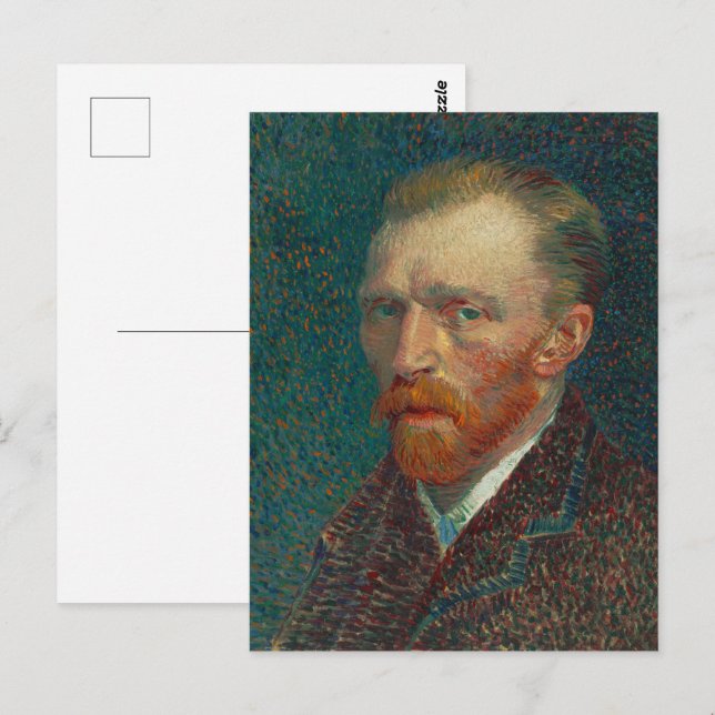 Van Gogh Self Portrait 1887 Postcard (Front/Back)