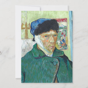 Van Gogh Self-portrait Bandaged Ear Art Painting Card