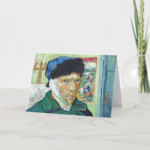 Van Gogh Self-portrait Bandaged Ear Art Painting Card