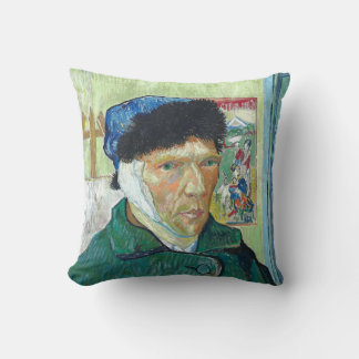 Van Gogh Self-portrait Bandaged Ear Art Painting Cushion