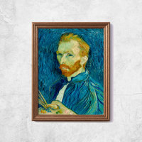 Van Gogh Self Portrait Famous Old Art Wall