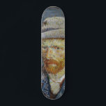 Van Gogh Self Portrait Grey Felt Hat Vintage Art Skateboard<br><div class="desc">Vincent van Gogh (Dutch,  1853 - 1890) Self-Portrait with Grey Felt Hat,  1887,  Oil on canvas Unframed: 44.5 cm x 37.2 cm 
Check out my store for matching products!</div>