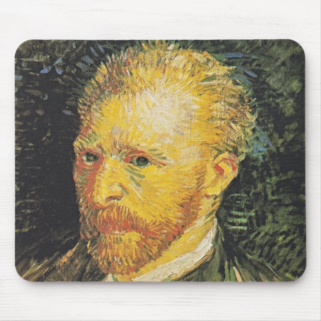 Van Gogh Self-Portrait Mouse Pad (Front)