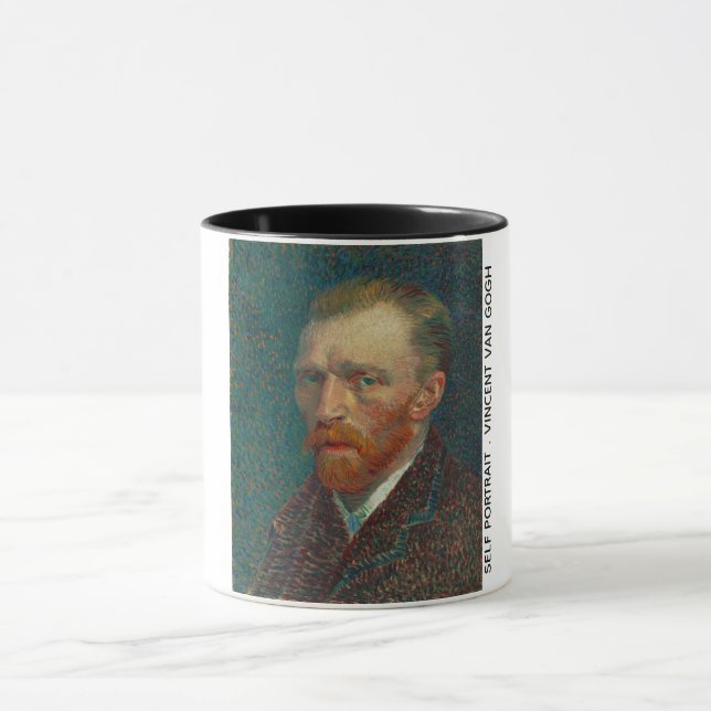 Van Gogh Self Portrait Mug (Center)