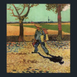 Van Gogh - Self portrait on the Road to Tarascon Poster<br><div class="desc">This self-portrait masterpiece, titled Selfportrait on the Road to Tarascon (The Painter on His Way to Work) is made by the famous artist, Vincent van Gogh using oil on canvas. It falls under the Post-Impressionism style and was complete by van gogh in 1888. Vincent van Gogh was a Dutch post-Impressionist...</div>