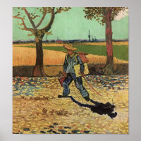 Van Gogh - Self portrait on the Road to Tarascon