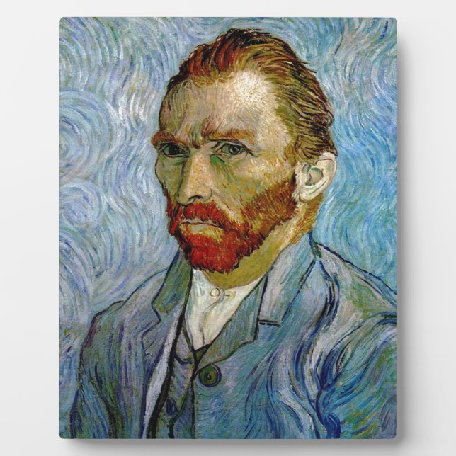 Van Gogh Self Portrait Plaque (Front)