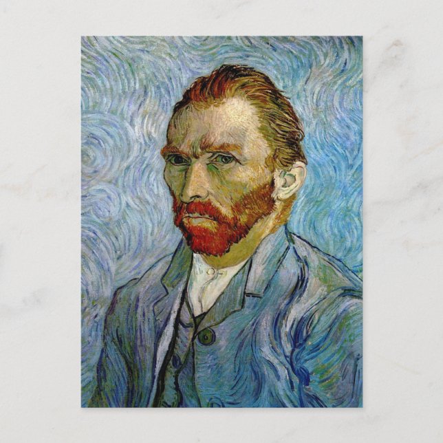 Van Gogh Self Portrait Postcard (Front)