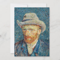Van Gogh - Self Portrait with a Grey Felt Hat