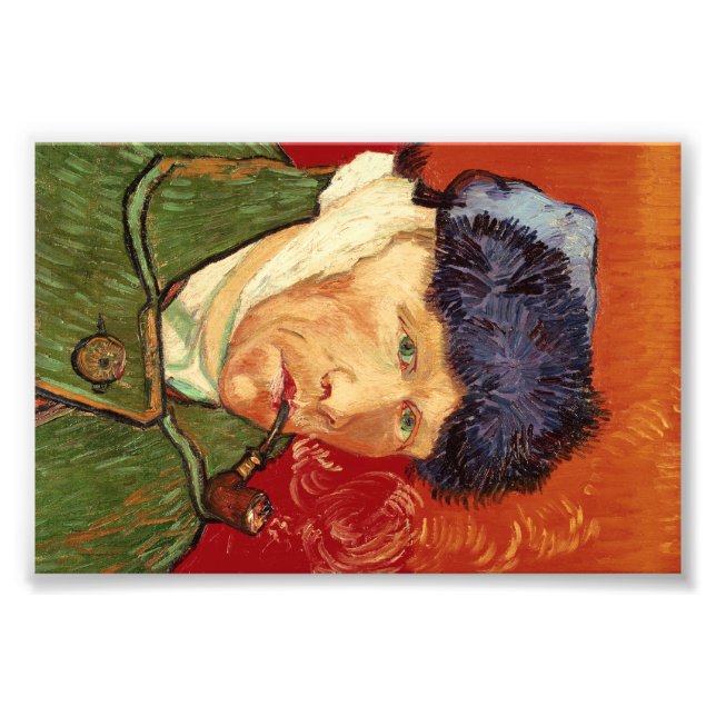 Van Gogh Self-portrait with Bandaged Ear and Pipe Photo Print (Front)