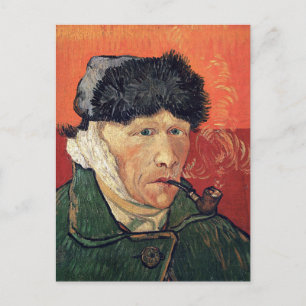 Van Gogh - Self-Portrait with Bandaged Ear Postcard