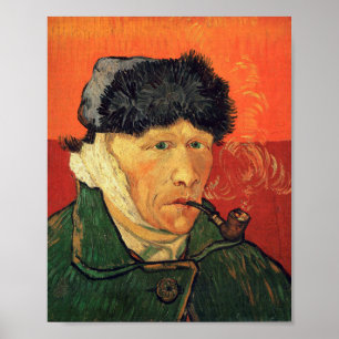Van Gogh - Self-Portrait with Bandaged Ear Poster