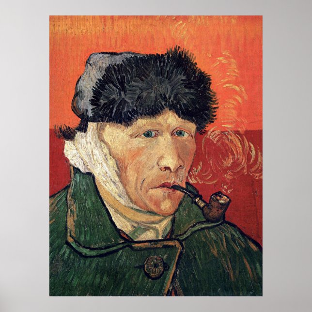 Van Gogh - Self-Portrait with Bandaged Ear Poster (Front)