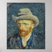 Van Gogh - Self-Portrait With Grey Felt Hat
