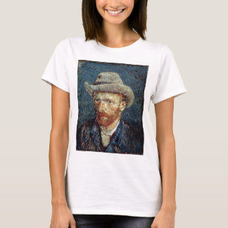 Van Gogh Self-Portrait with Grey Felt Hat T-Shirt