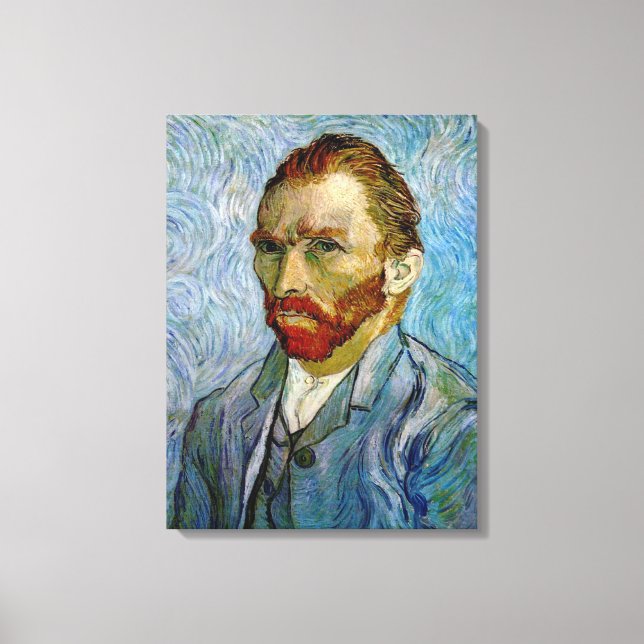 Van Gogh Self Portrait Wrapped Canvas (Front)
