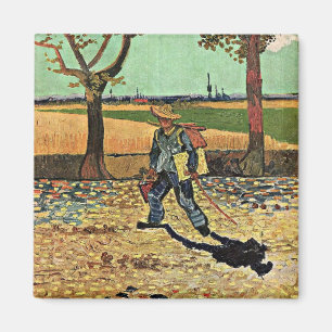 Van Gogh: Selfportrait on the Road Tarascon Magnet