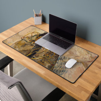 Van Gogh Shoes Painting Desk Mat