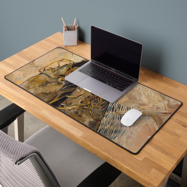 Van Gogh Shoes Painting Desk Mat (Office 2)